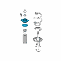 OEM GMC Terrain Mount Diagram - 23343662