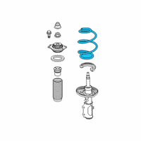 OEM 2018 GMC Terrain Coil Spring Diagram - 84004758