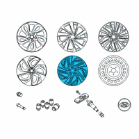 OEM Hyundai Tucson 19 Inch Wheel Scratches Diagram - 52910-D3430