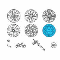 OEM 2020 Kia Sportage Wheel Assembly-Temporary Diagram - 52910C1910
