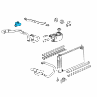 OEM 2000 Ford Taurus Upper Hose Diagram - F6DZ-8260-B