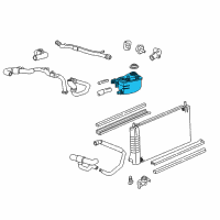 OEM 1997 Mercury Sable Reservoir Diagram - 3F1Z-8A080-EA