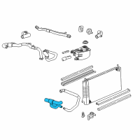 OEM 1999 Mercury Sable Lower Hose Diagram - JF1Z-8286-B