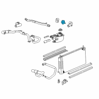 OEM 1995 Ford Contour Thermostat Diagram - F5RZ-8575-B