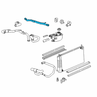 OEM 1996 Mercury Sable Hose & Tube Assembly Diagram - YF1Z-8A515-AA