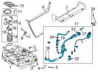 OEM 2021 Kia K5 Filler Neck Assembly-FUE Diagram - 31030L3000