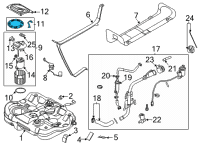 OEM Hyundai Elantra Ring-Lock Diagram - 31152-L0000