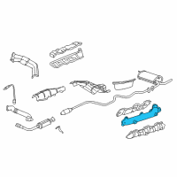 OEM 1999 Oldsmobile Cutlass Exhaust Manifold Diagram - 24507456