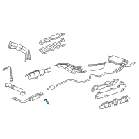 OEM 1999 Chevrolet Corvette Rear Oxygen Sensor Diagram - 19355313