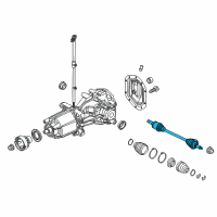 OEM 2017 Ford Explorer Axle Assembly Diagram - BB5Z-4K139-B