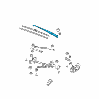 OEM 2010 Honda Fit Arm, Windshield Wiper (Driver Side) Diagram - 76600-TK6-A01