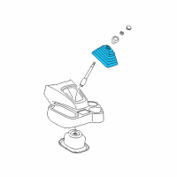 OEM Dodge Boot-Gear Shift Lever Diagram - 55366042AB