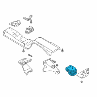 OEM Chevrolet Tracker Front Mount Diagram - 30020642