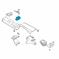 OEM 2002 Chevrolet Tracker Mount, Trans Diagram - 30020646