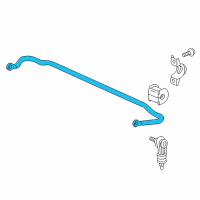 OEM 2008 Saturn Vue Stabilizer Bar Diagram - 10364509