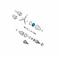 OEM 1988 Buick Regal Bushing, Front Wheel Drive Shaft Tri-Pot Joint Boot Diagram - 7845165