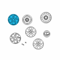 OEM 1997 Lexus ES300 Wheel, Disc Diagram - 42611-33130