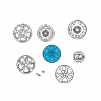 OEM Lexus ES300 Wheel, Disc Diagram - 42611-33230