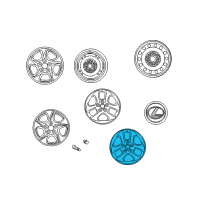 OEM 2001 Lexus ES300 Wheel, Disc Diagram - 42611-33270