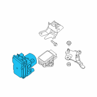 OEM 2008 Nissan Altima Modulator Valve Diagram - 47660-JA31A