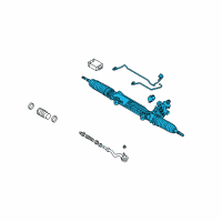 OEM 2004 BMW X3 Exchange Hydro Steering Gear Servotronic Diagram - 32-10-3-444-368