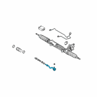 OEM 2005 BMW X3 Tie Rod End Diagram - 32-30-3-418-202