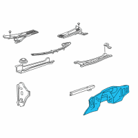 OEM Ford F-150 Dash Panel Diagram - 7L1Z-7801610-A