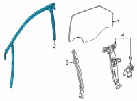 OEM 2022 Chevrolet Trailblazer Run Channel Diagram - 42755924