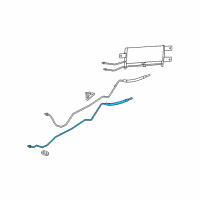 OEM 2005 Dodge Durango Tube-Oil Cooler Diagram - 55056534AA