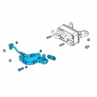 OEM Chevrolet Silverado Cooler Pipe Diagram - 24289109