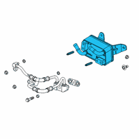 OEM 2022 GMC Yukon XL Oil Cooler Diagram - 24288625