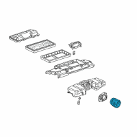 OEM 1998 Chevrolet Camaro Duct Asm, Air Cleaner Outlet Diagram - 25170358