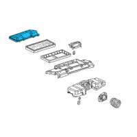 OEM 1999 Chevrolet Camaro Cover Asm, Air Cleaner Housing Diagram - 19201289