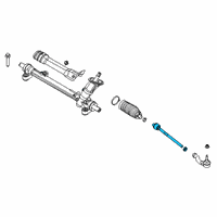 OEM 2020 Ford Escape ROD ASY - SPINDLE CONNECTING Diagram - LX6Z-3280-A