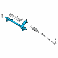 OEM 2021 Ford Escape GEAR - RACK AND PINION STEERIN Diagram - LX6Z-3504-BA