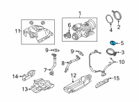 OEM BMW M6 Gran Coupe Exhaust Manifold O Ring Diagram - 11-65-7-845-076
