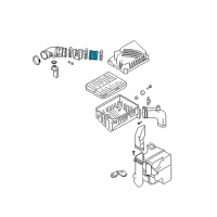 OEM 2001 Kia Optima Hose-Air Intake (A) Diagram - 2813837101