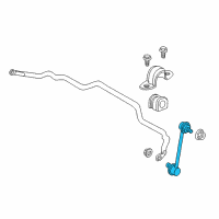 OEM Mercury Mariner Stabilizer Link Diagram - 7L8Z-5K483-B