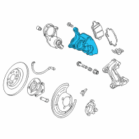 OEM 2019 Chevrolet Bolt EV Caliper Diagram - 13515118