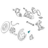 OEM 2019 Chevrolet Bolt EV Rear Speed Sensor Diagram - 42654742