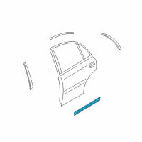 OEM 2001 Kia Rio Protector-Side, NO3 Diagram - 0K30A506R3CXX