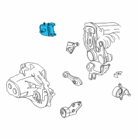 OEM 1995 Pontiac Sunfire Mount Asm-Engine *Green/Orange Diagram - 22145866