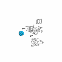 OEM 1999 Mercury Cougar Pulley Diagram - XS4Z-8509-AA