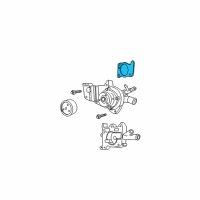 OEM 2001 Mercury Cougar Water Pump Assembly Gasket Diagram - F8RZ-8507-CA