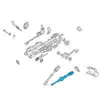 OEM 2003 Ford Expedition Lower Shaft Diagram - 6L1Z-3E751-AA