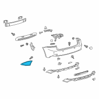 OEM 2019 Lexus IS300 Reflector Assembly, Reflex Diagram - 81920-53051