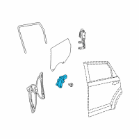 OEM 2009 Dodge Journey Window Regulator 2 Pin Motor Diagram - 68209824AB