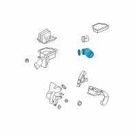 OEM 2009 Saturn Vue Air Intake Hose Diagram - 19167570