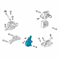 OEM 2019 Buick Regal Sportback Front Transmission Mount Diagram - 84159630