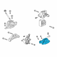 OEM 2019 Buick Regal Sportback Side Transmission Mount Diagram - 84289516